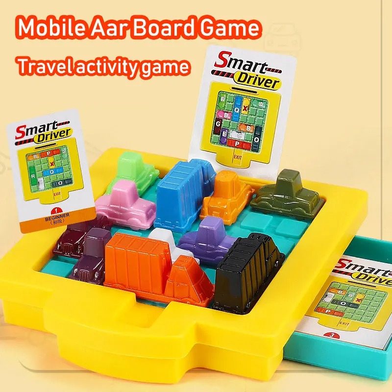 Kids Education Desk - Trafik Sıkışıklığı Mantık Oyunu, Araba Park