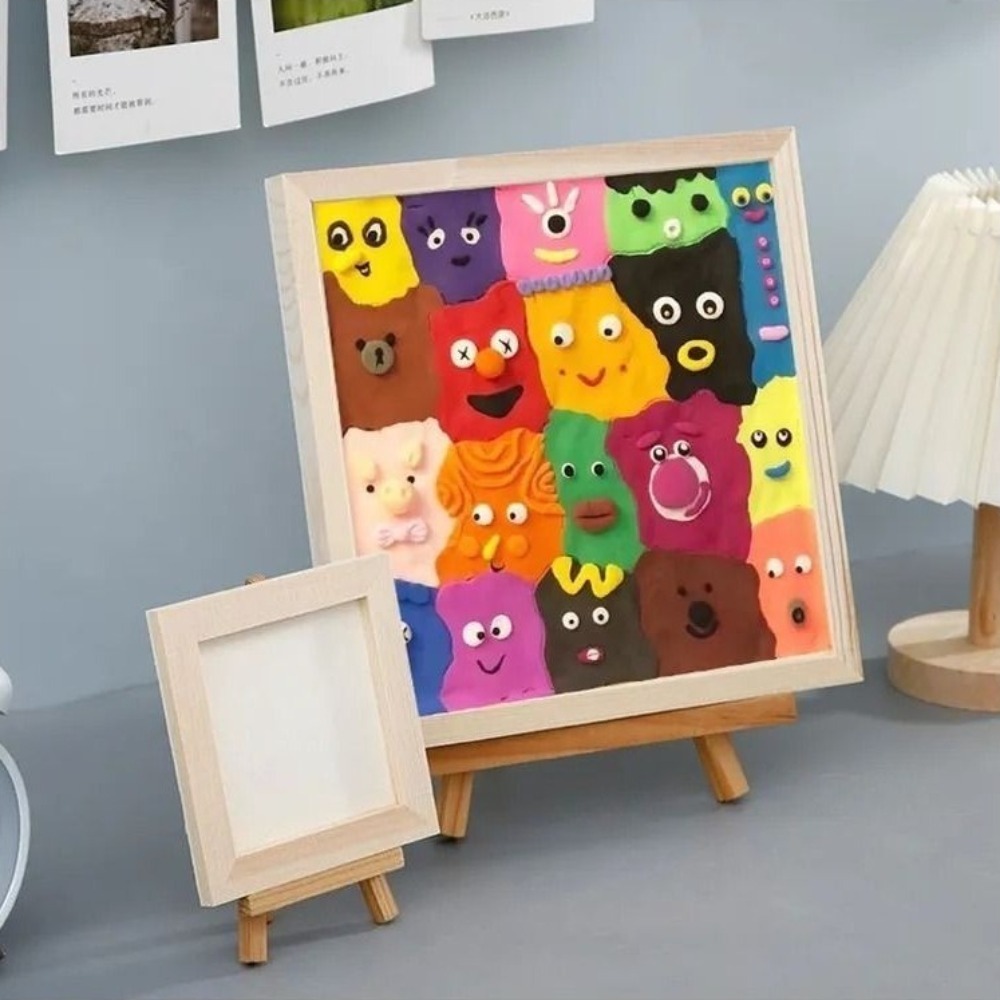 Kids Education Desk - Kendin Yap 3D Kil Canavar Resim