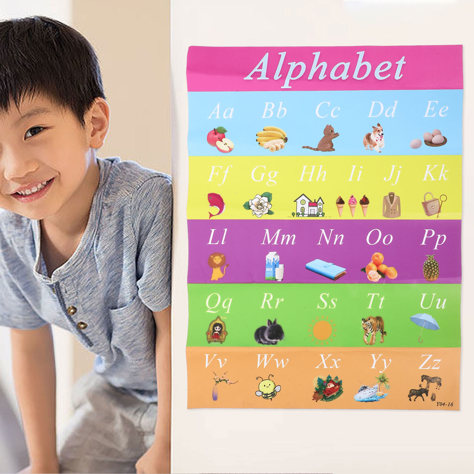 30x40 cm Çocuklar İçin Erken Y - Kids Educational Poster incelemesi ve fiyatı