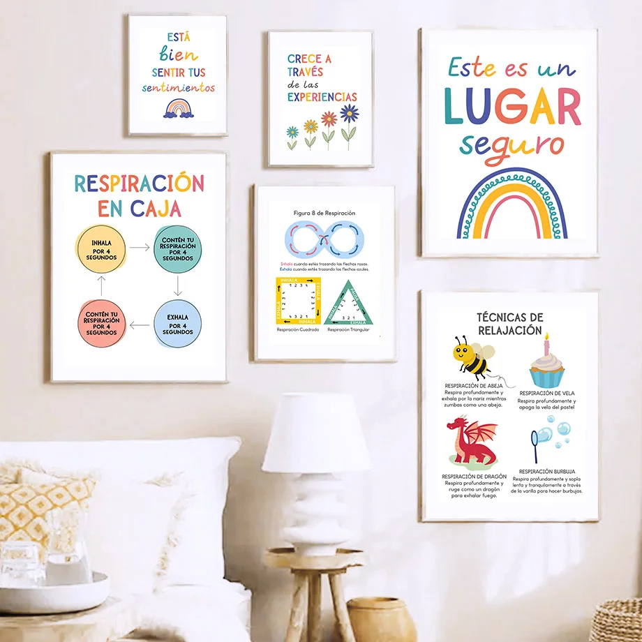 İspanyolca Eğitim Motto Gökkuş - Kids Educational Poster incelemesi ve fiyatı