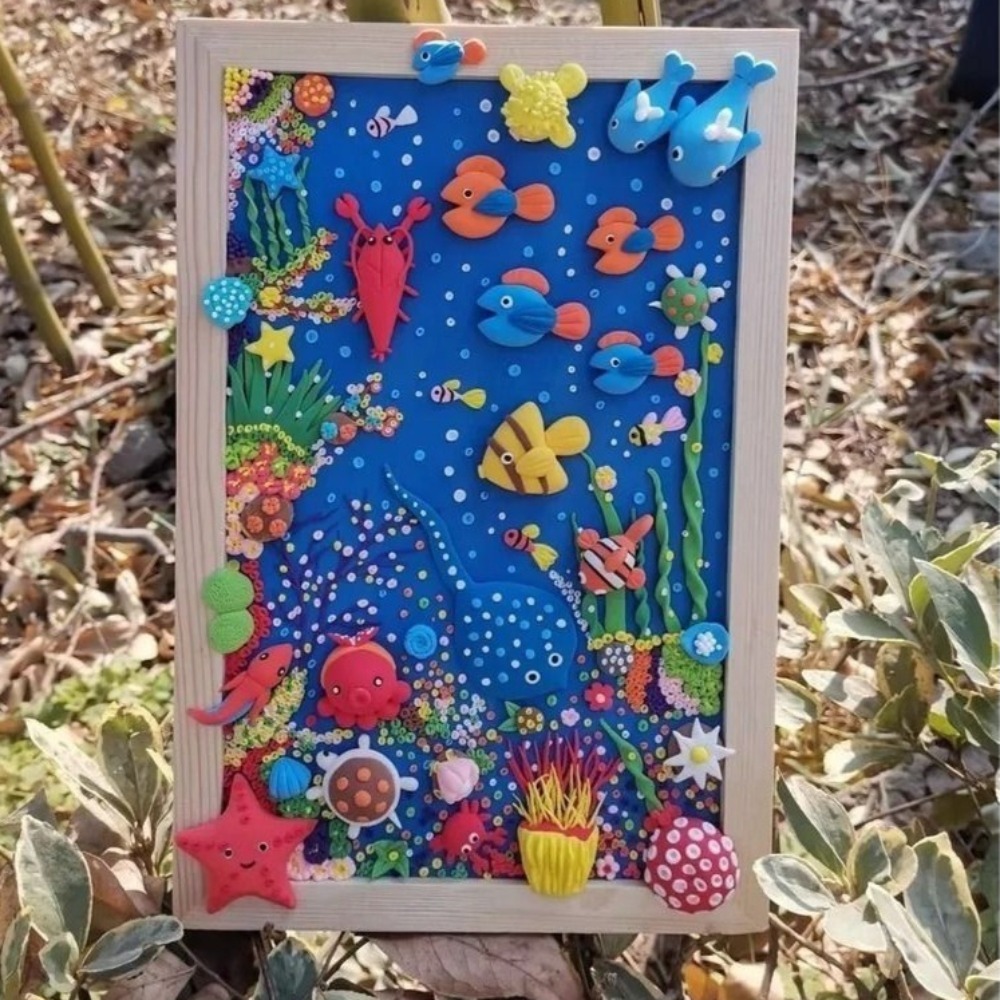 Kendin Yap 3D Kil Canavar Resi - Kids Education Desk incelemesi ve fiyatı