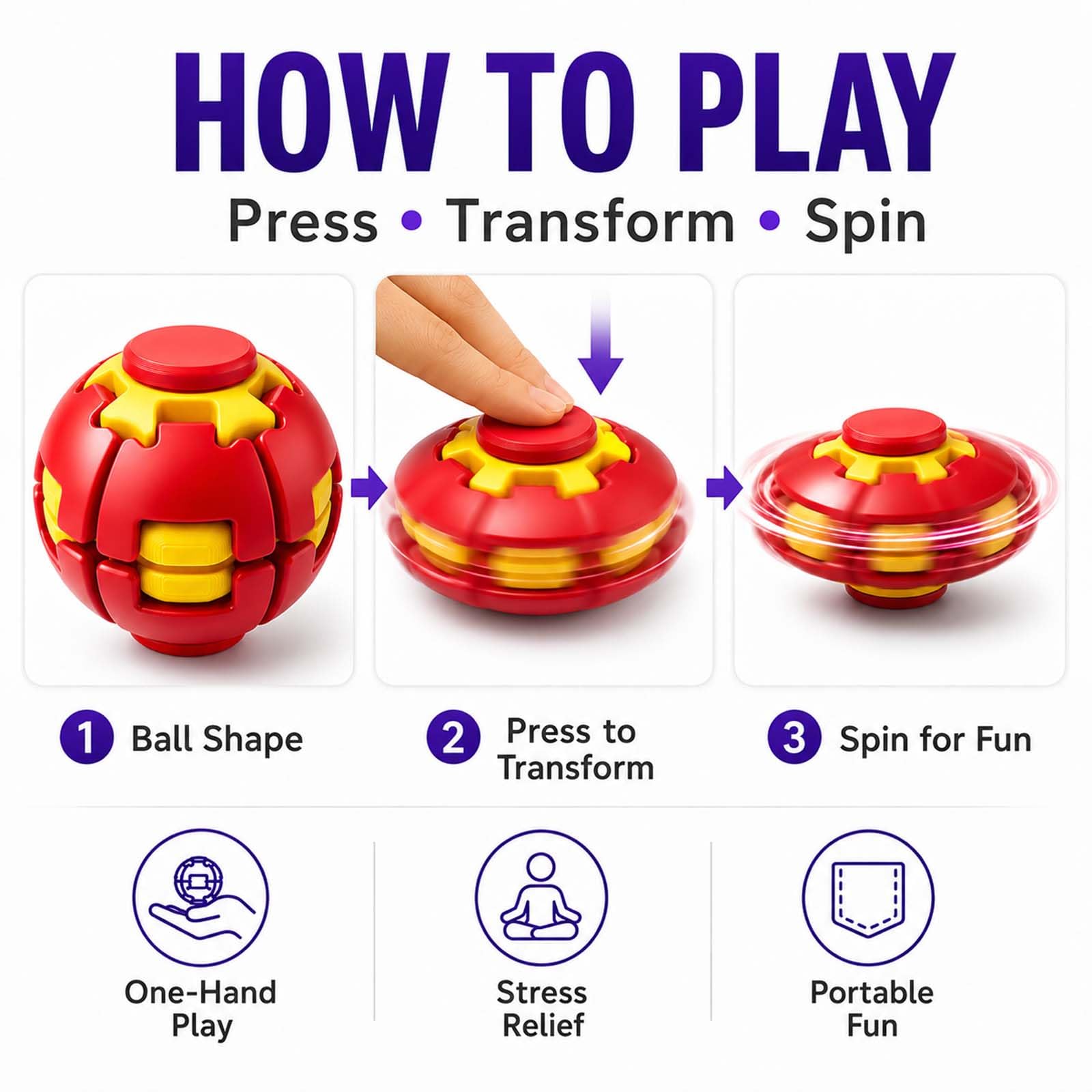 Fidget Spinner Sihirli Top Küp - Kids Education Desk incelemesi ve fiyatı