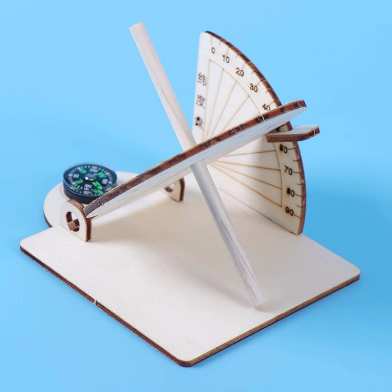 1 adet DIY ekvator güneş saati - Kids Education Desk incelemesi ve fiyatı