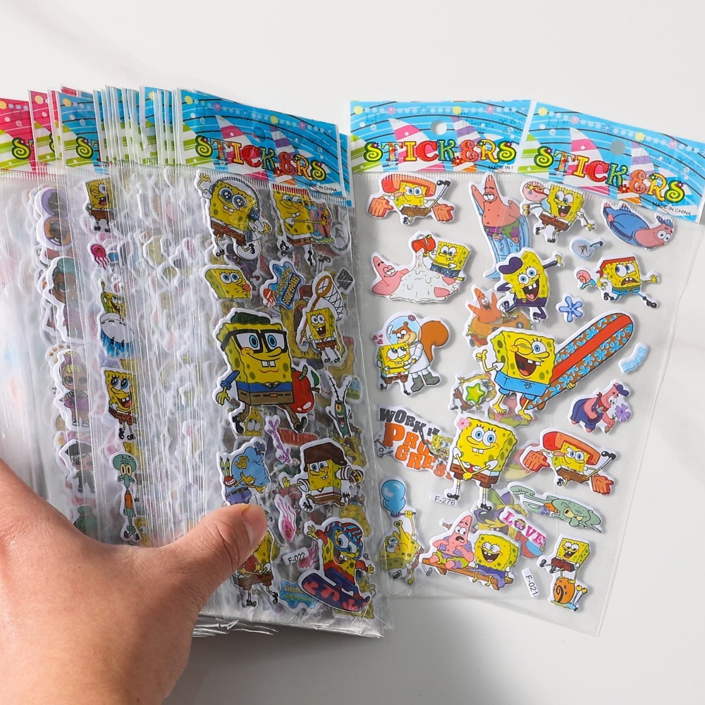 12'li Paket Sünger Bob 3D Çıka - Kids Education Movies incelemesi ve fiyatı