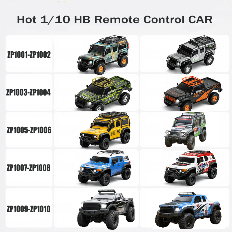 Sıcak 1/10 HB ZP1001-ZP1010 Uz - Hot Wheels Car Monster Trucks incelemesi ve fiyatı