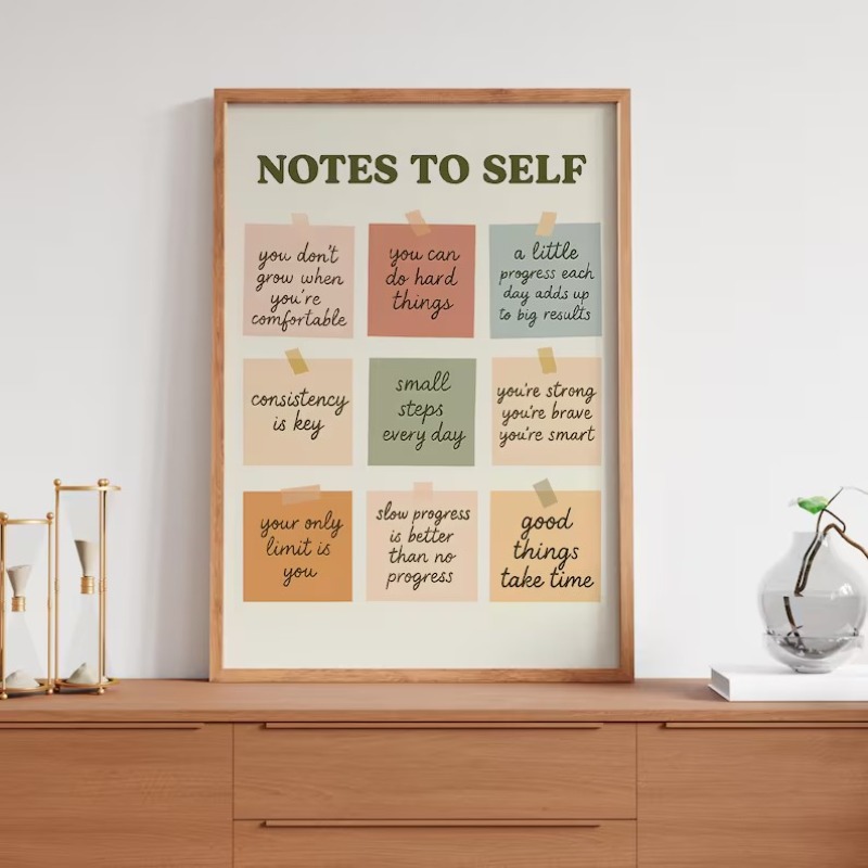 Notlar Kendini Büyüme Zihniyet - Kids Educational Posters incelemesi ve fiyatı
